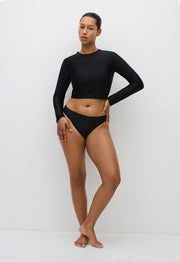 Long Sleeve Sun Tee - Black - Matteau